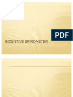 Incentive Spirometer