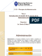 1 - Introducción Al Estudio de La Administración.