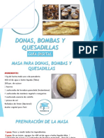 Donas, Bombas y Quesadillas