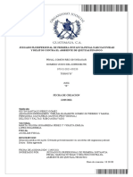 Caratula Carpeta Judicial y Acta de Primera Declaración