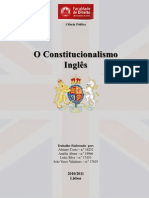 Trabalho - O Constitucionalismo Inglês