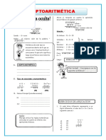 Criptoaritmetica para Quinto de Secundaria