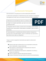 Anexo C - Técnica Observación Participante