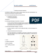 Cours Des Méthodes Détude de La Cellule PDF