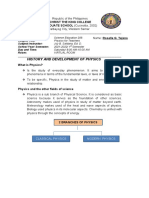 Lesson 1 Physics Through Time History and Development - Roselle Tejano