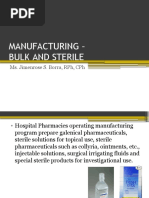 HOSPI Manufacturing - Bulk and Sterile