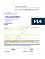 USP-NF 1210 Statistical Tools For Procedure Validation