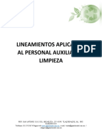 Lineamientos de Trabajo