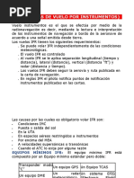 Tema 6 REGLAS DE VUELO POR INSTRUMENTOS