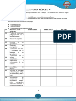 Actividades Modulo V