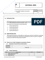 CL-NG-6460-002-002 Check List of SAS-Substation Automation System