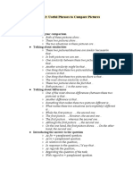 FCE Speaking Part 2 - Useful Phrases To Compare Pictures