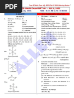 2607 Chemistry Paper With Solution Morning