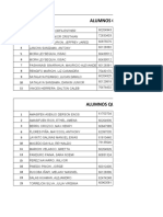 Lista de Alumnos 3 B