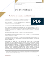 Fiche Thematique - Donnees Personnelles - FR