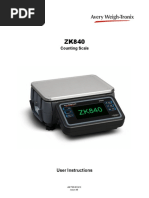 Counting Scale: User Instructions