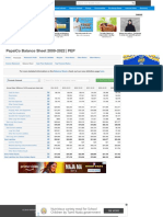 PepsiCo Balance Sheet 2009-2022 PEP MacroTrends