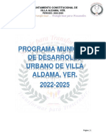 Programa Municipal de Desarrollo Urbano