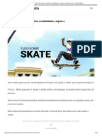 Tudo Sobre Skate - História, Modalidades, Regras e Equipamentos - Esportelândia