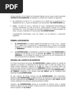 Contrato de Superficie