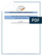 Summative Assessments Memorandum