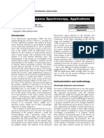 X-Ray Fluorescence Spectroscopy, Applications