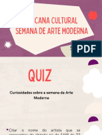 Gincana Cultural Semana de Arte Moderna