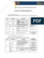 2° Ano - Calendário Avaliativo - 2° Bimestre