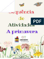 Sequencia de Atividades Primavera 3º Ao 5º Ano