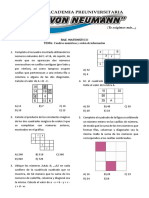 Raz. Matemático TEMA: Cuadros Numéricos y Orden de Información