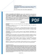 Accion de Tutela Derecho A La Salud (Trasporte, Alimentación y Hospedaje)