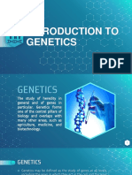 Introduction To Genetics