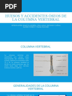 Huesos y Accidentes Óseos de La Columna Vertebral