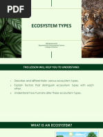 Lesson 5 - Ecosystem Types