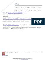 Ma, X. (1999) - A Meta-Analysis of The Relationship Between Anxiety Toward Mathematics and Achievement in Mathematics