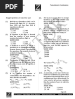 Permutation and Combination JEE MAIN