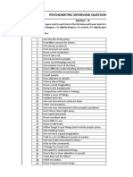 Psychometric Test (Final)