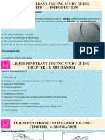 NDT Training Liquid Penetrant Testing