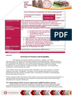 Prelim - Hyplex Module Micro Perspective of Tourism and Hospitality