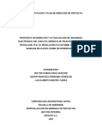 Gestión Integral Plan de Dirección de Proyecto