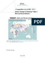 Strategic Competition Act of 2021 - Pt. 3 Target Belt and Road Initiative