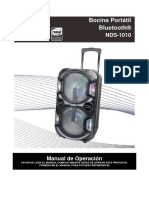 NDS-1010 Spanish Manual