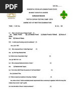 Answer Key Tritiya Sopan Testing Camp - 2015