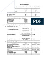 Cost Management Problems B 2