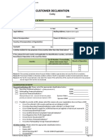 Customer Declaration Form Entity 1