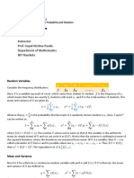 Mean and Variance