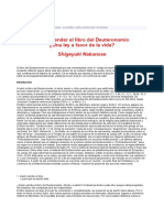 Nakanose - para Entender El Deuteronomio, Ley A Favor de La Vida