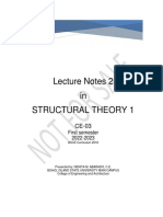 Lecture Notes 2 Structural Theory