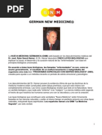 La Nueva Medicina Germánica Del DR Hamer