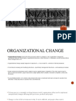 Organizational Change